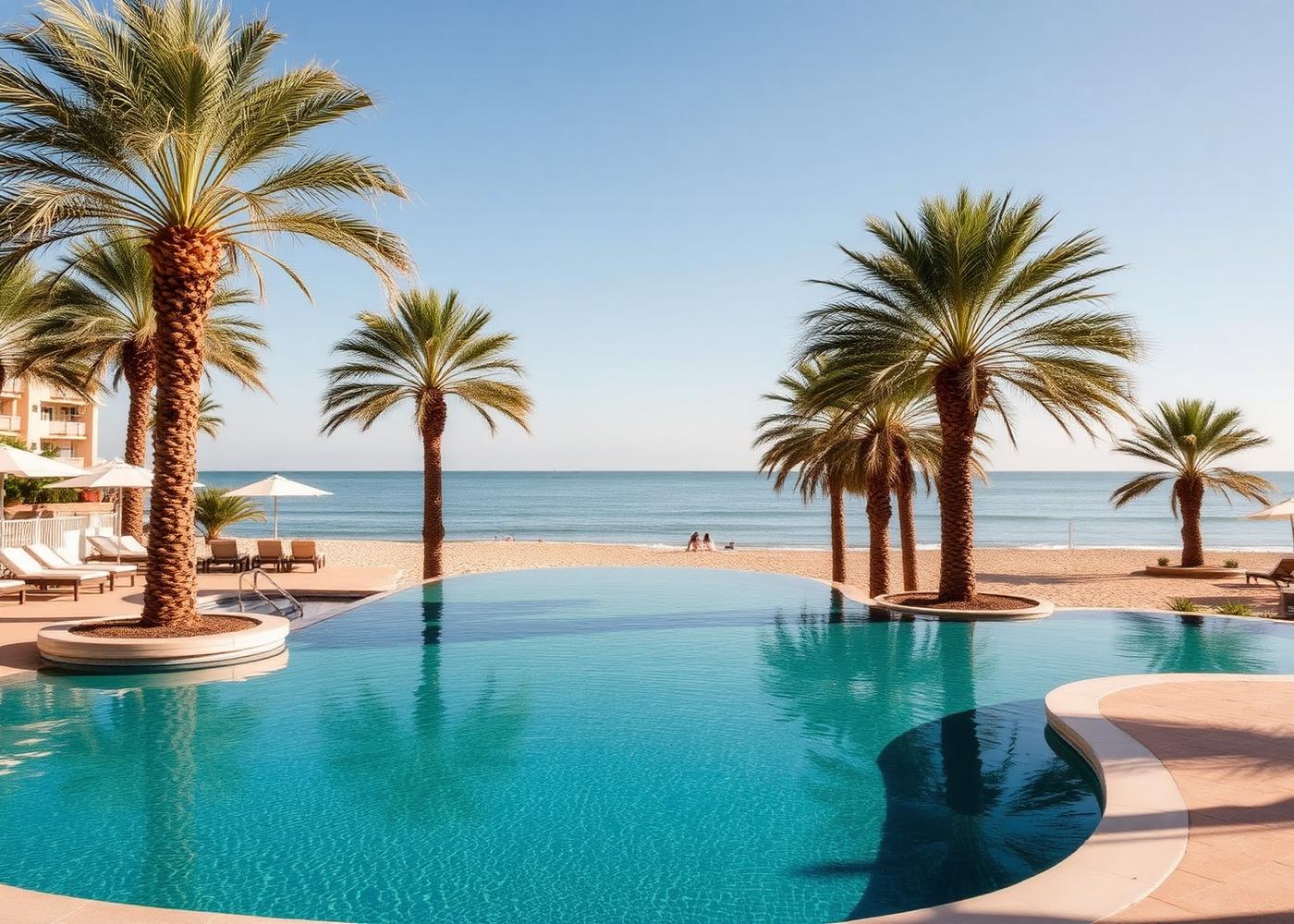 Marbella beachfront luxury hotel pool